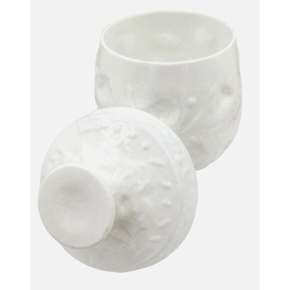 Vintage EL RANCHO Bryce Milk Gass Turnabout Cookie Jar / Canister Mid Century - Picture 6 of 14